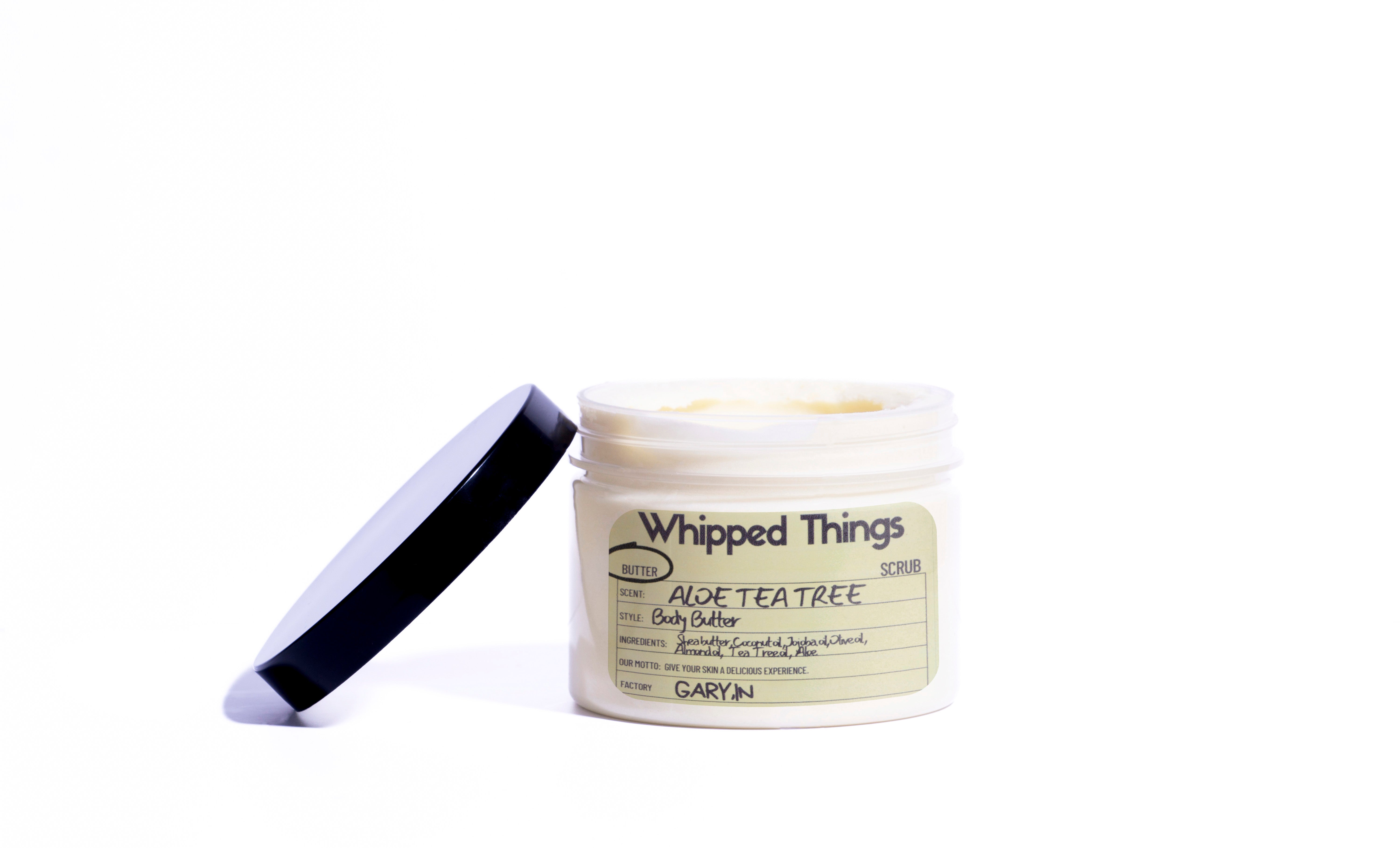 Aloe Tea Tree Collection – Whipped Things Butters & Scrubs
